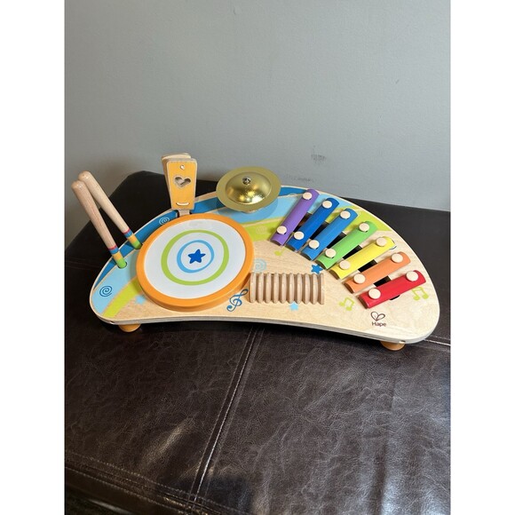 Hape Mighty Mini Band E0315 Wooden Percussion Instrument - Picture 1 of 7